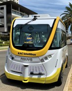 Electric driverless bus, Australia